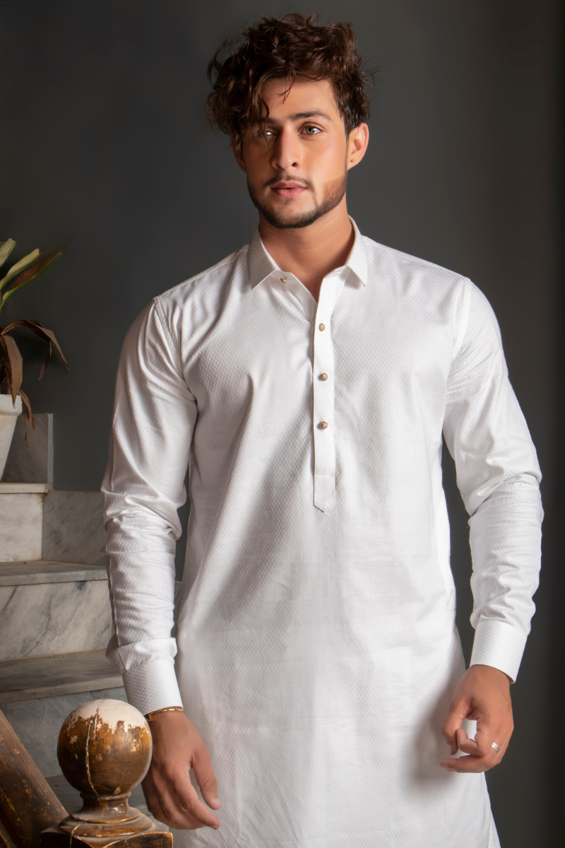 Off White Kameez Shalwar