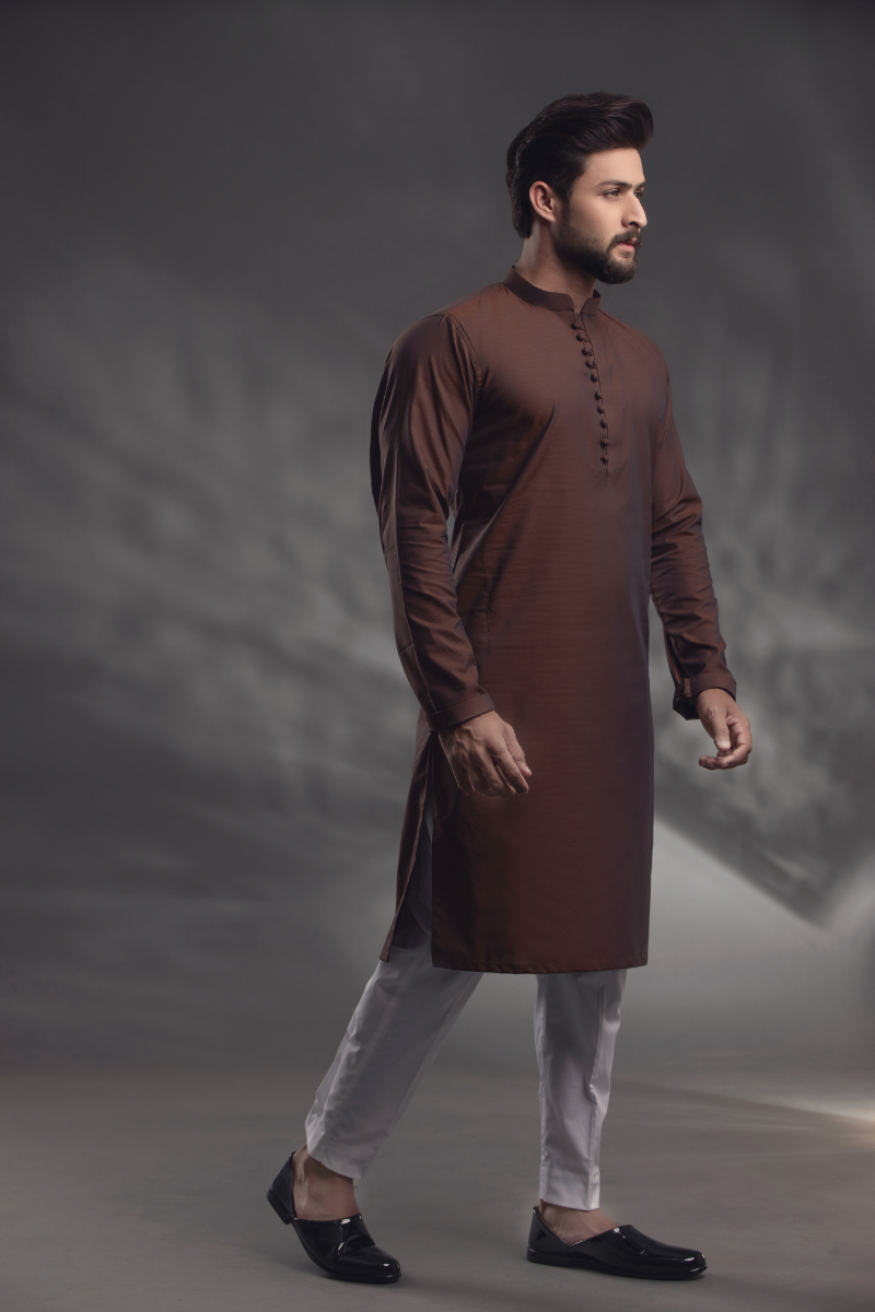 Brown Kurta