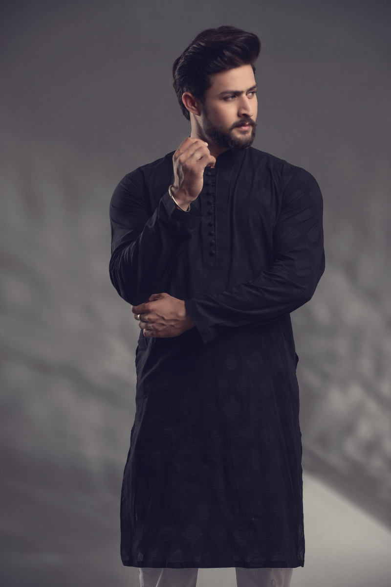 Black Kurta