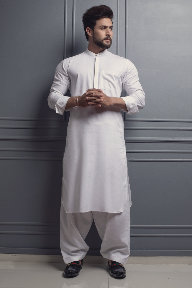 White Kurta Shalwar
