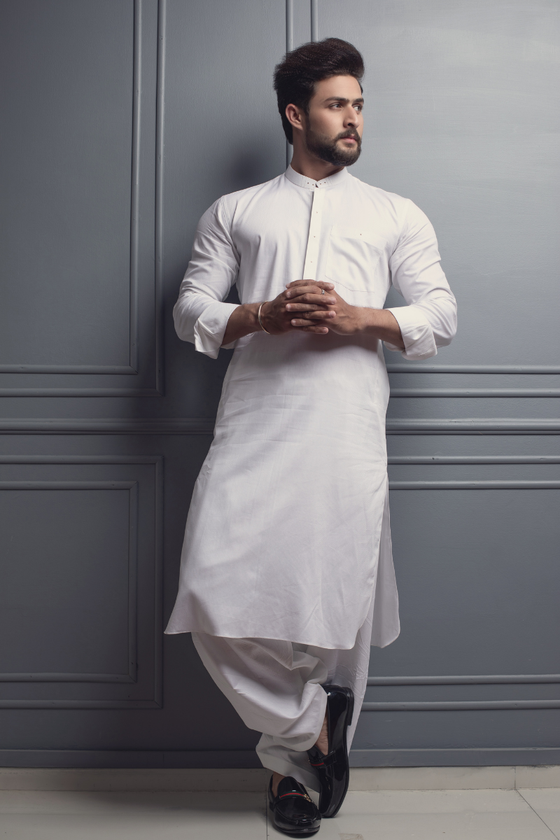 White Kurta Shalwar