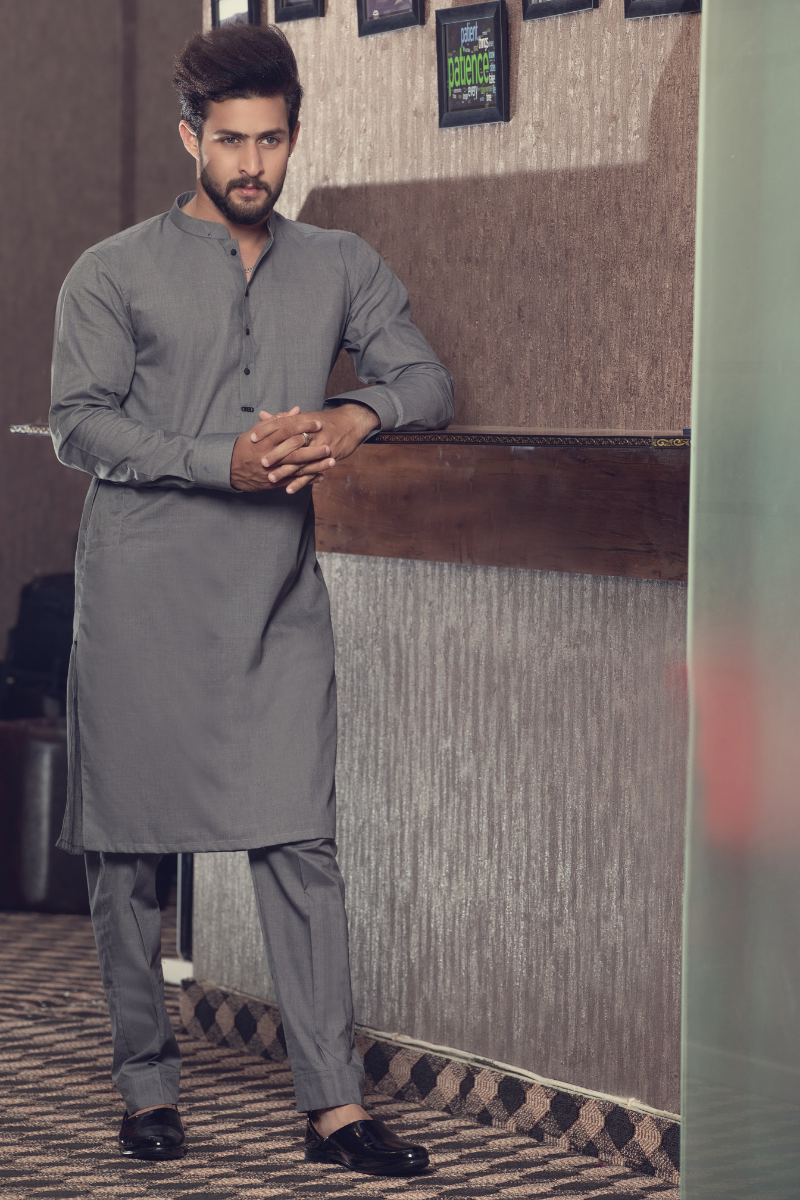 Grey Kurta Pajama