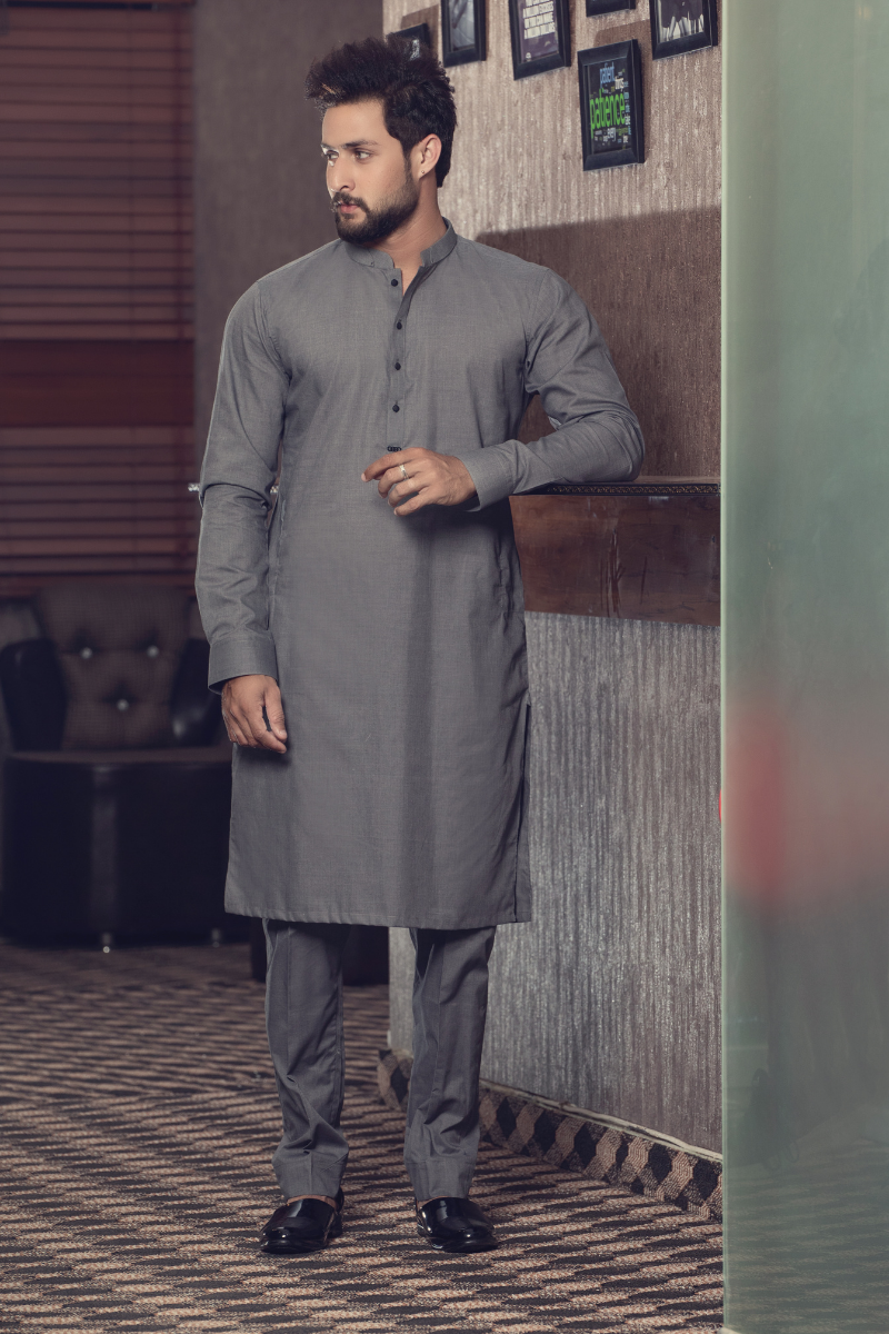 Grey Kurta Pajama
