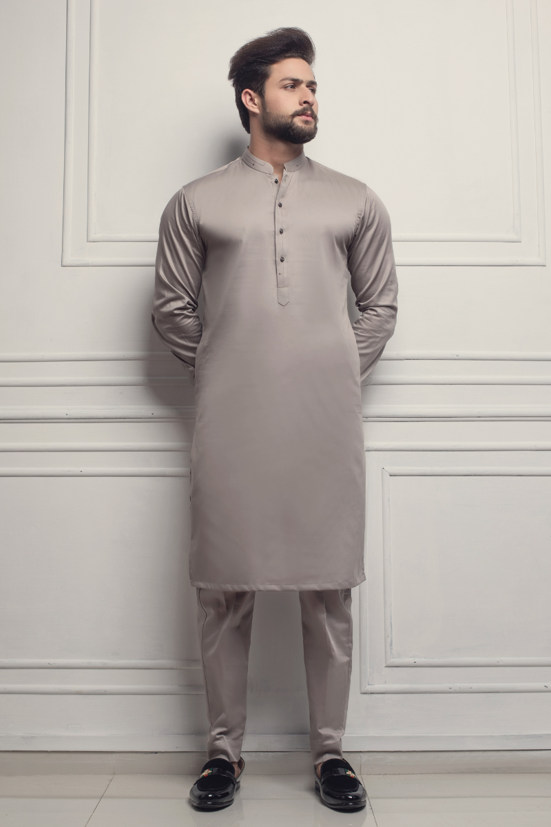 Shinny Beige Kurta Pajama