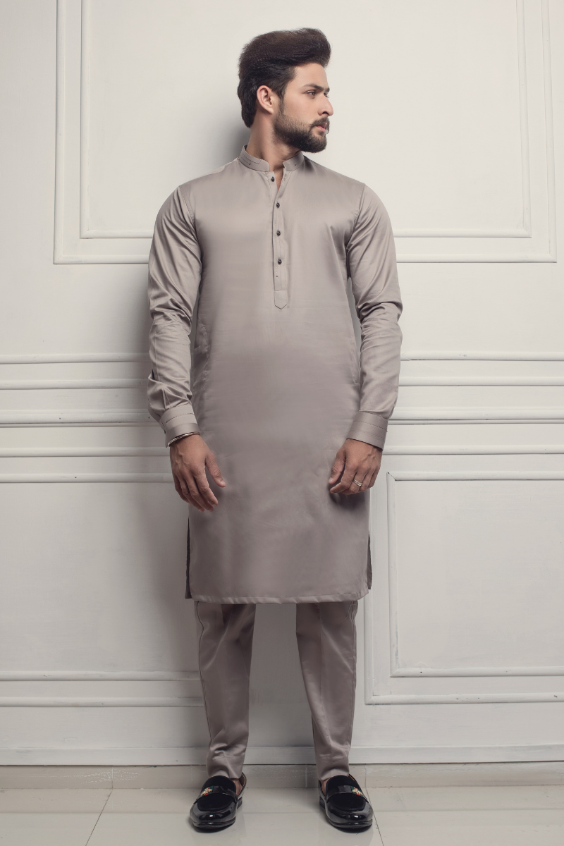 Shinny Beige Kurta Pajama