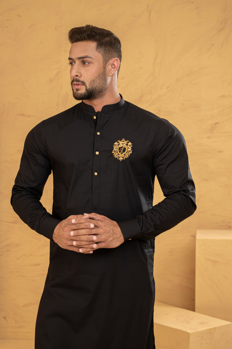 Earth Black Kurta Pajama