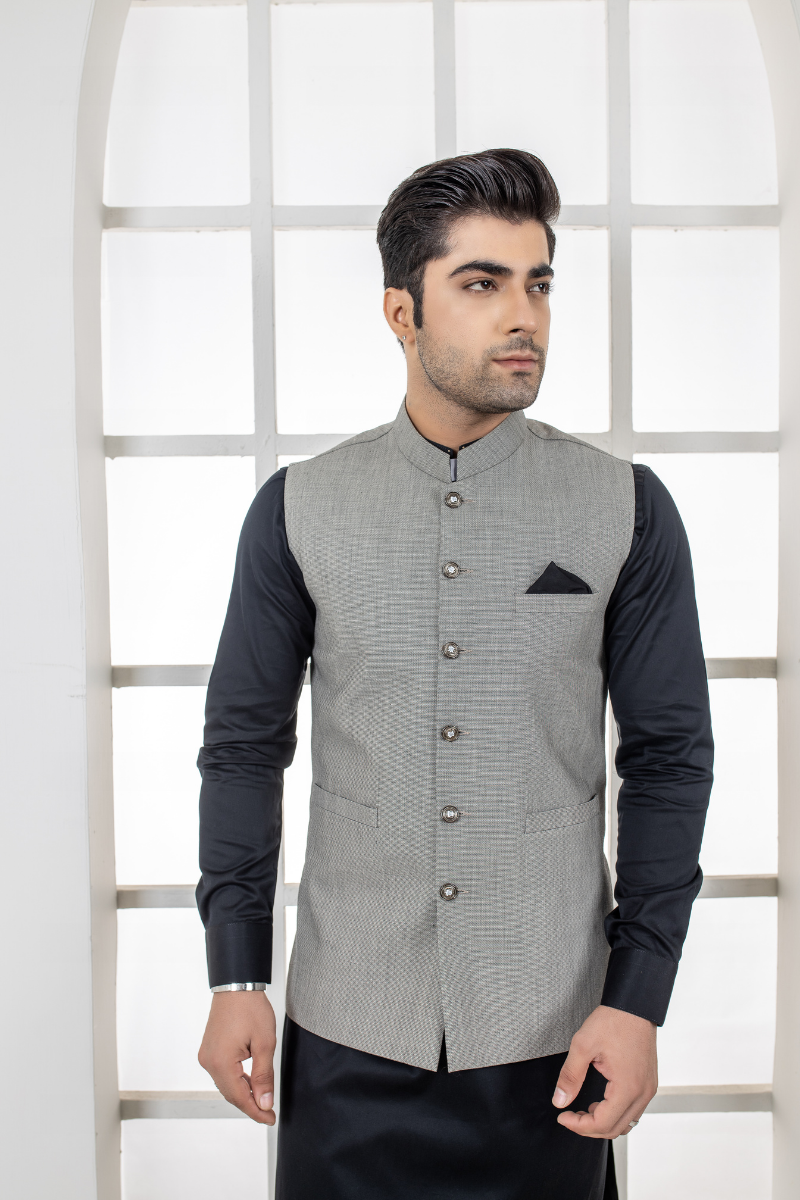 Al Aris Grey Men’s Waistcoat