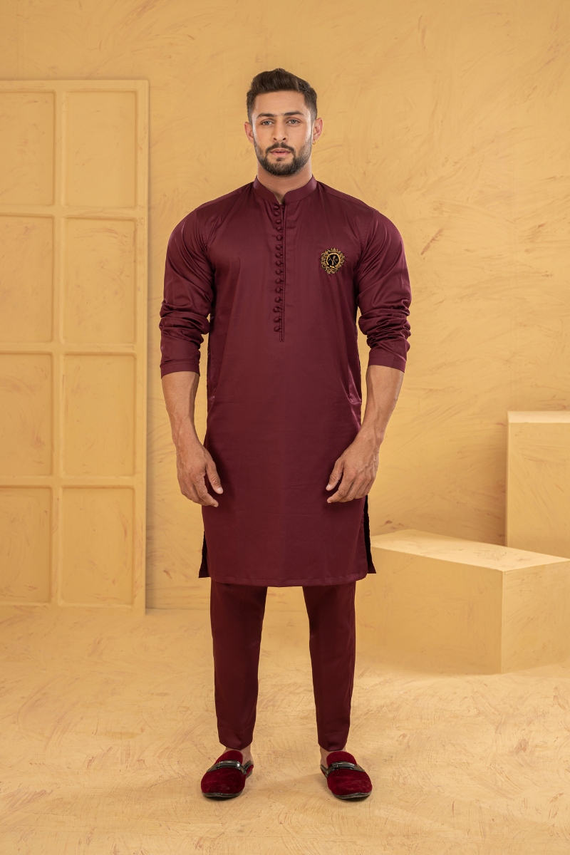 Cardinal Maroon Kurta Pajama