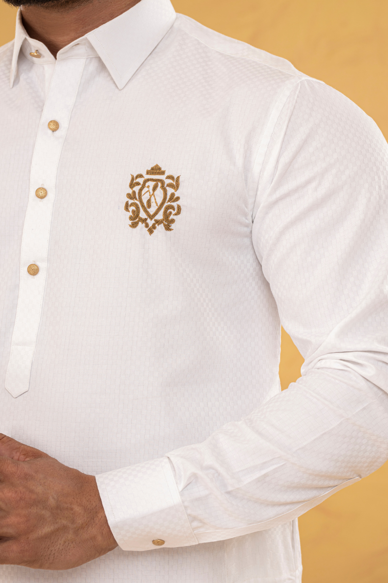 Clean White Shalwar Kameez
