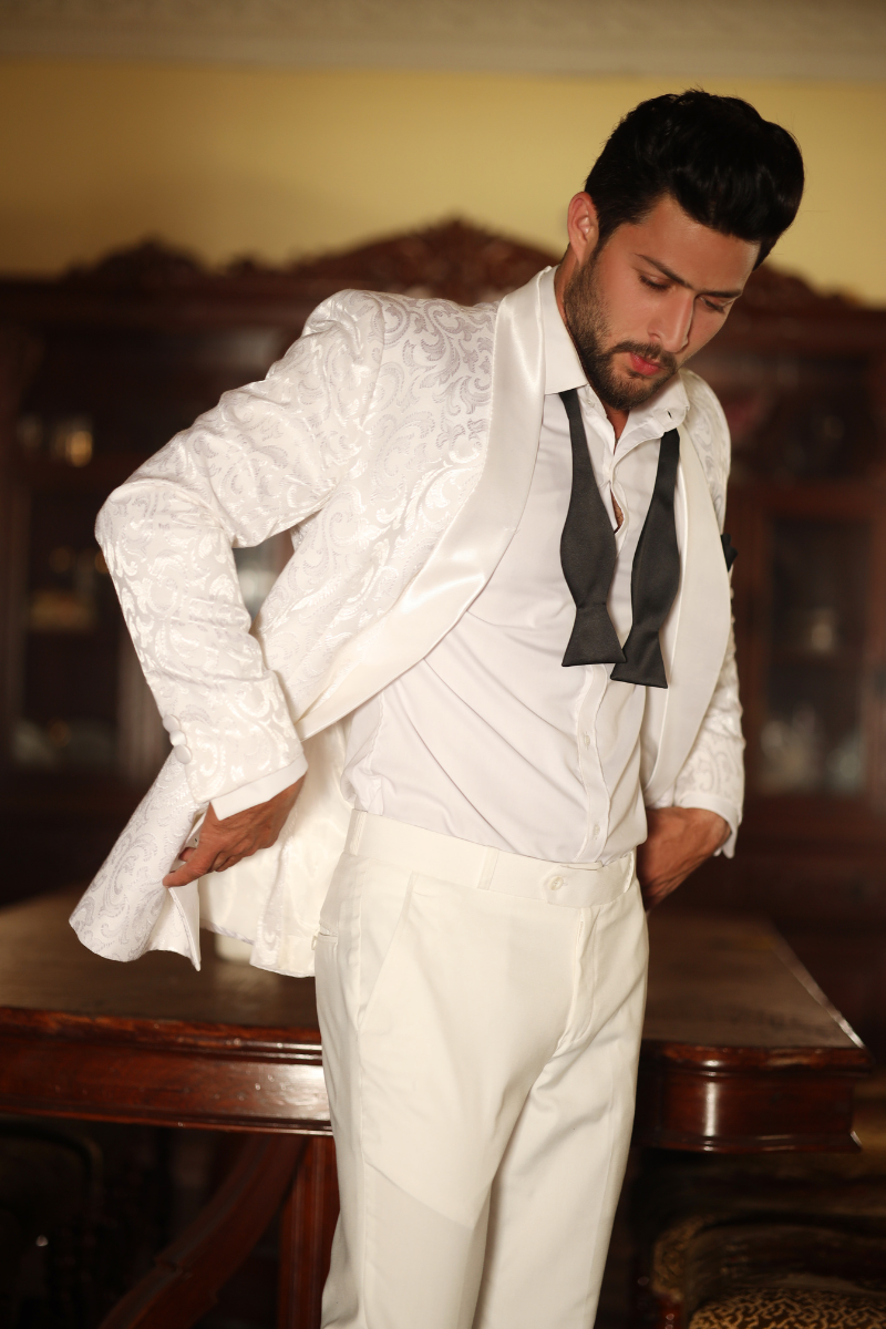 Cloud White Suit