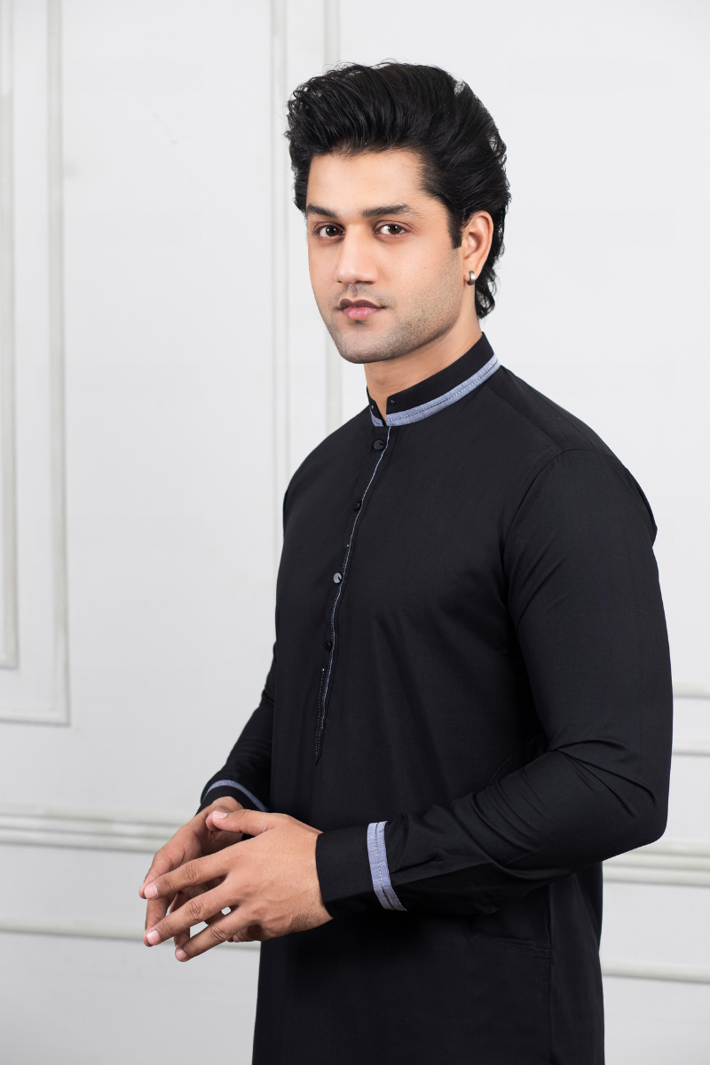 Black Shalwar Kameez