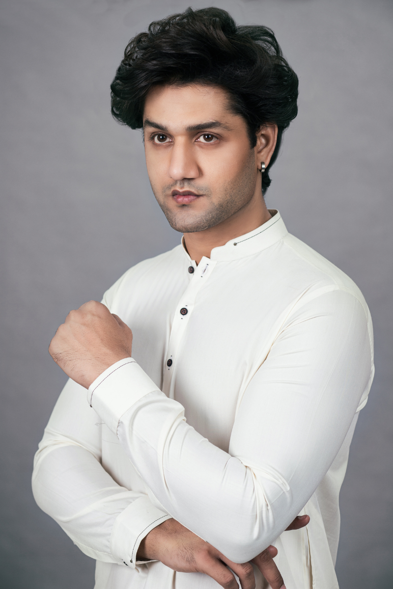 White Shinny Cotton Shalwar Kameez