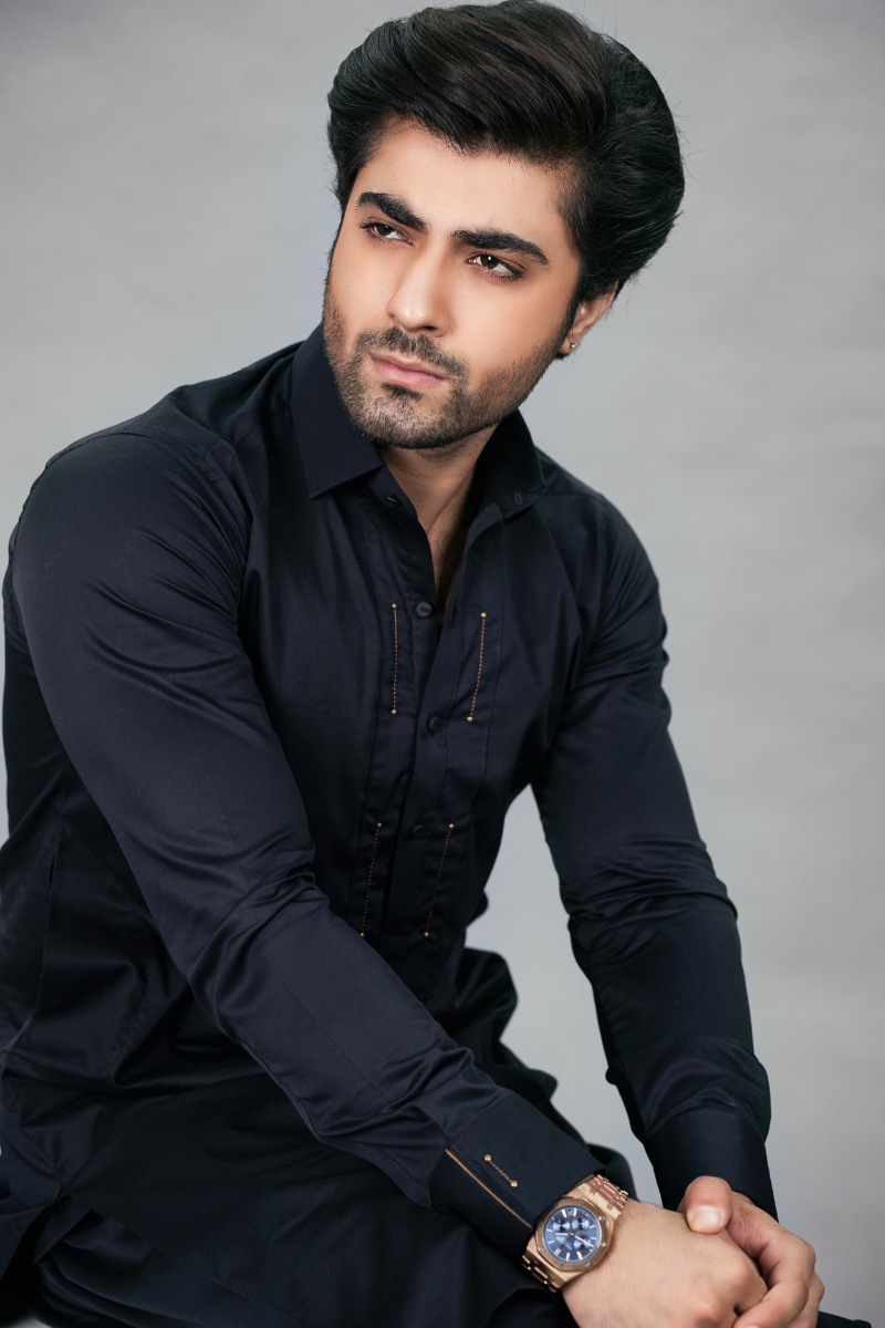 Navy Blue Kameez Shalwar