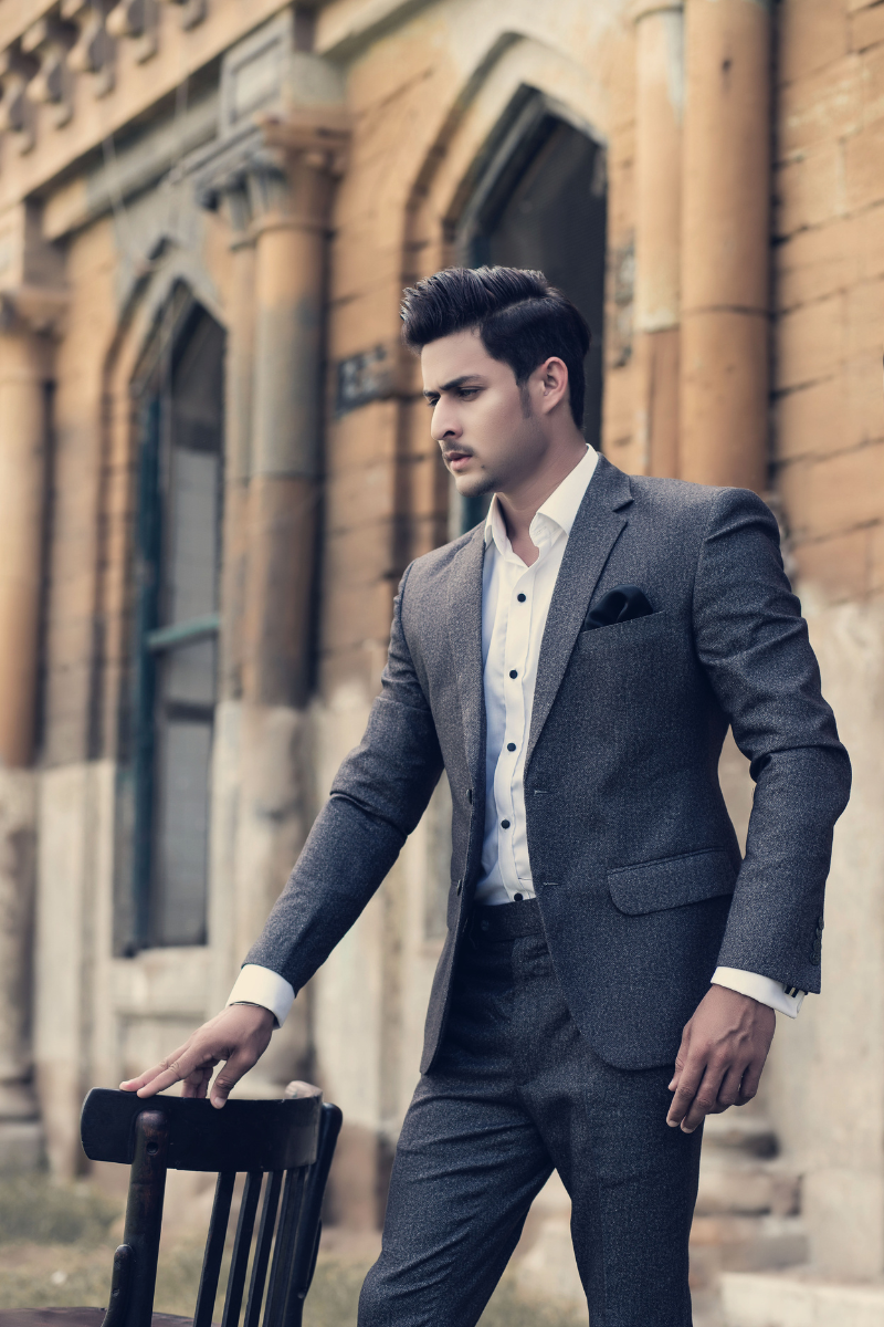 Brown 2 Button Formal Suit