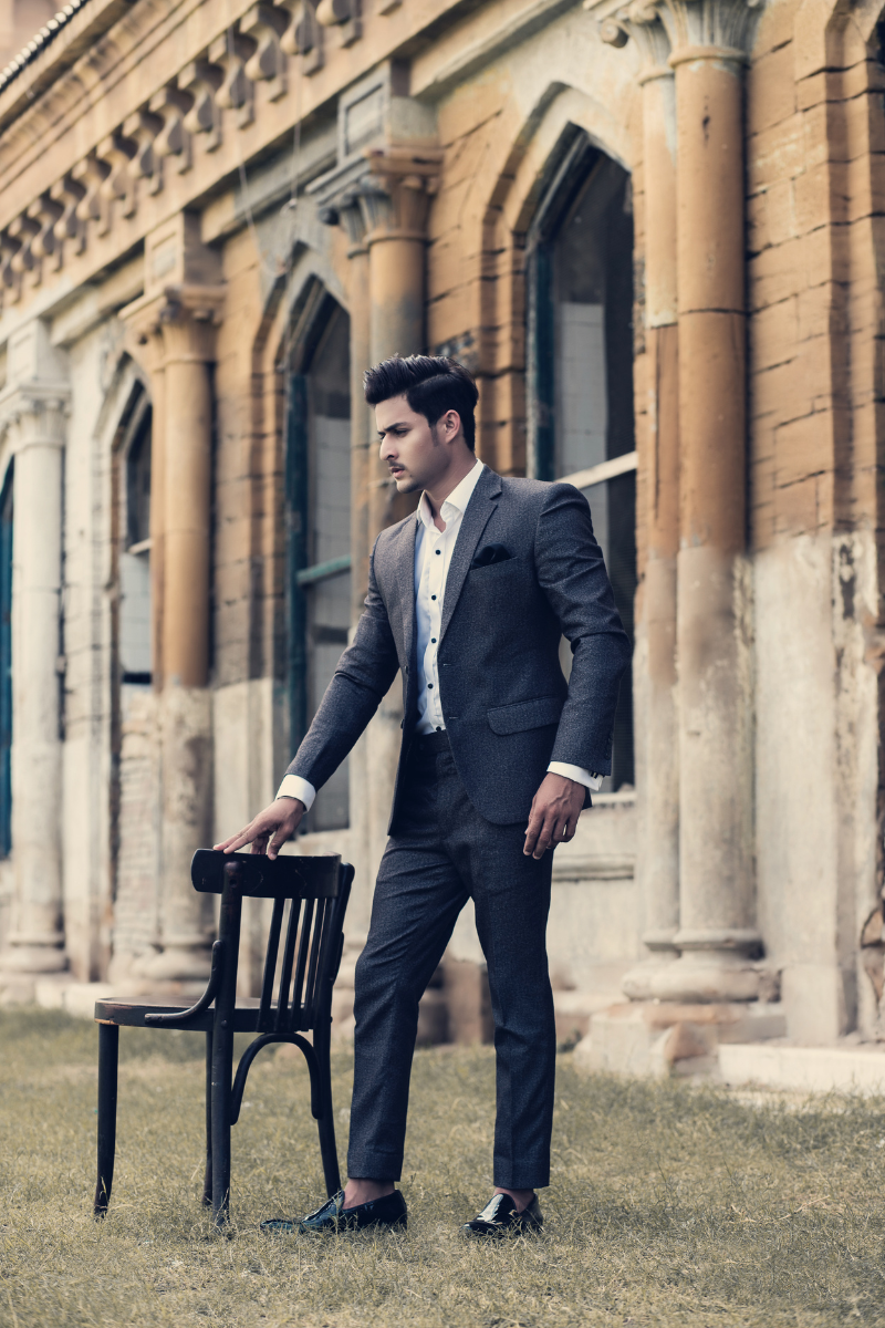 Brown 2 Button Formal Suit