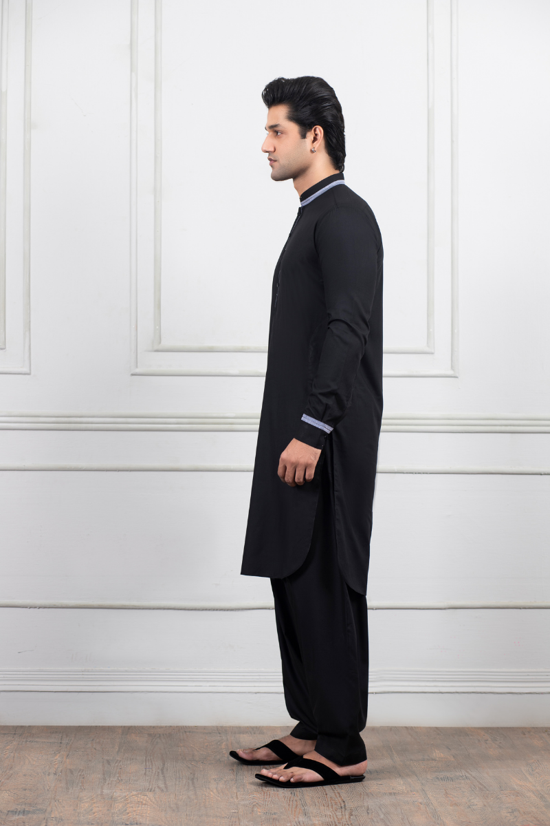 Black Shalwar Kameez
