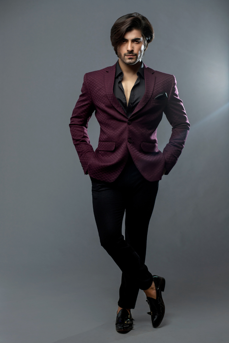Exquisite Maroon Casual Jacket