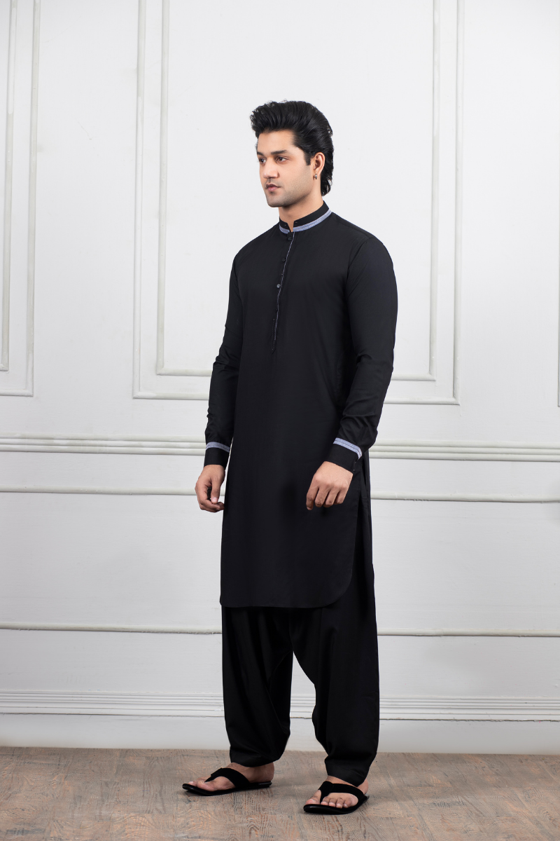 Black Shalwar Kameez