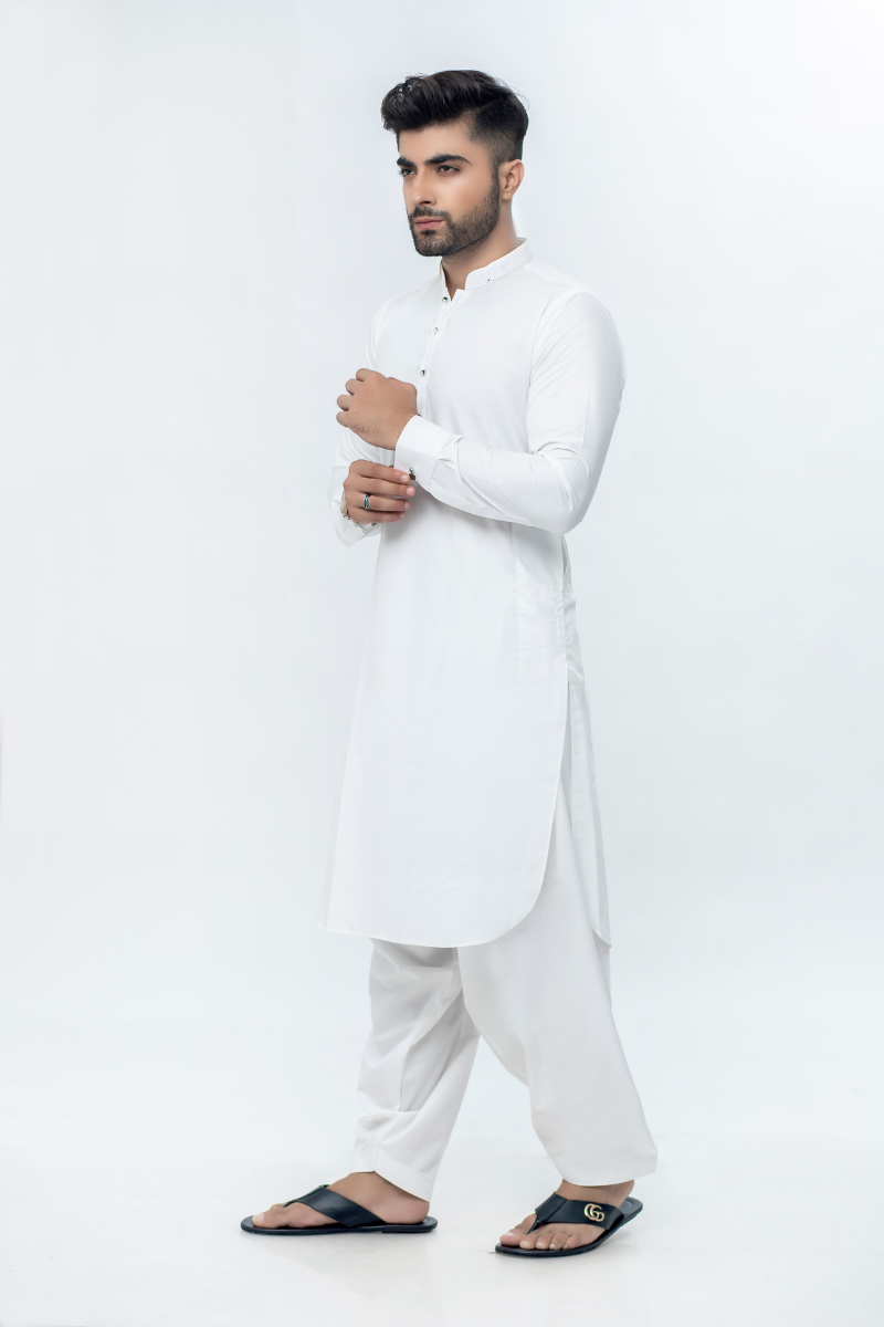Prezzo White Kameez Shalwar