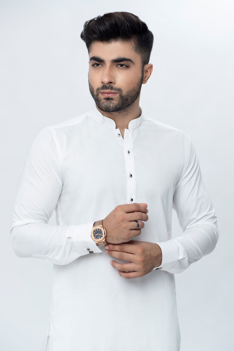 Prezzo White Kameez Shalwar