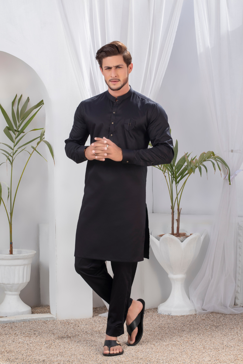 Ever Black Kurta Pajama