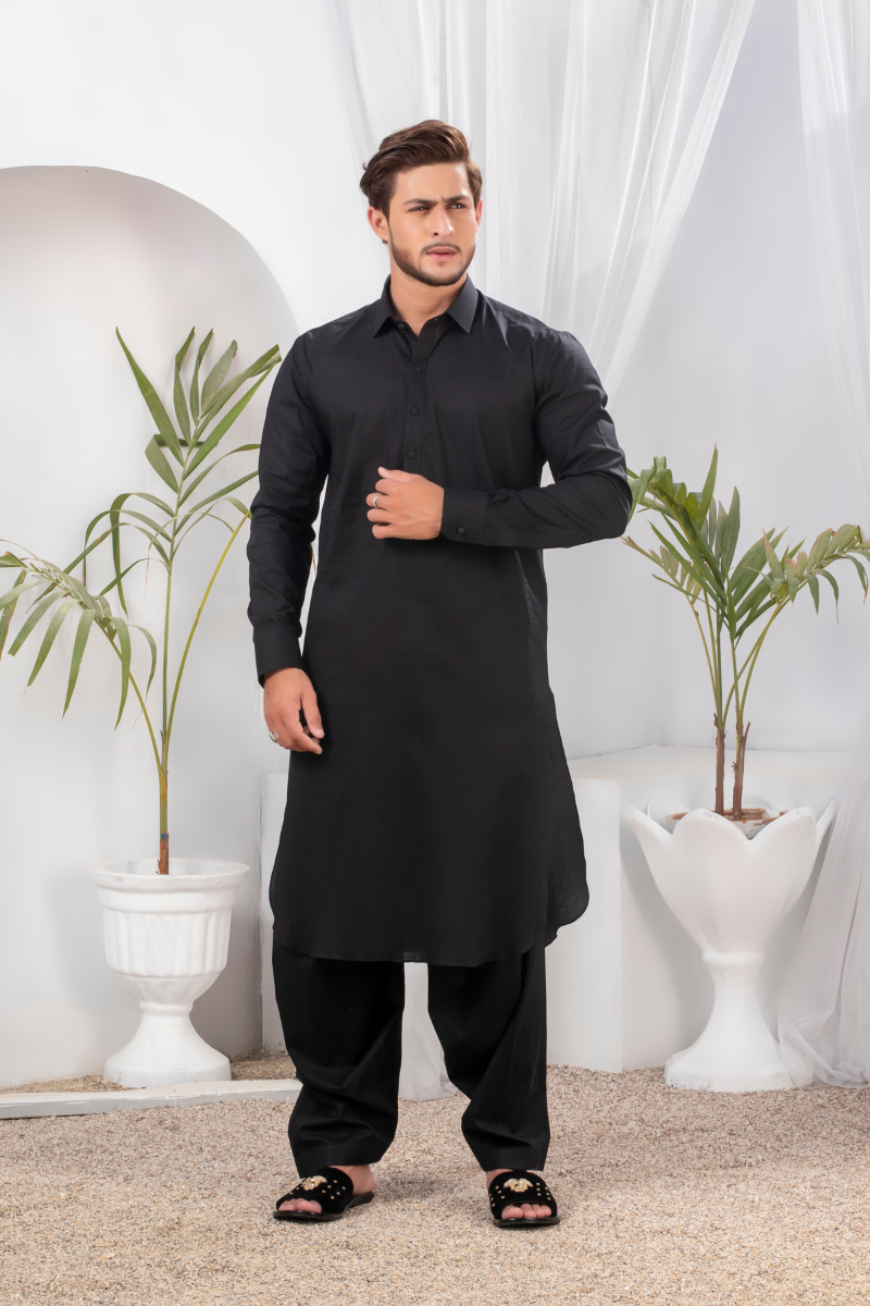 Black Kameez Shalwar