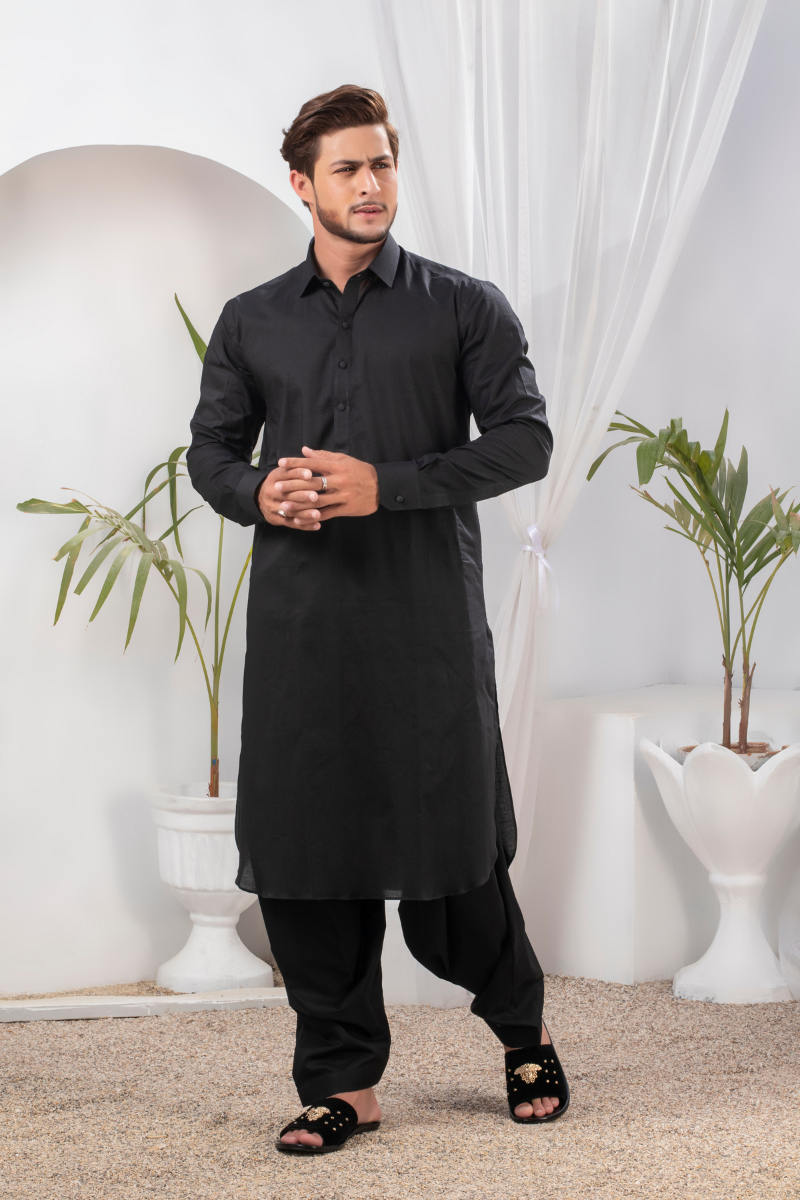 Black Kameez Shalwar