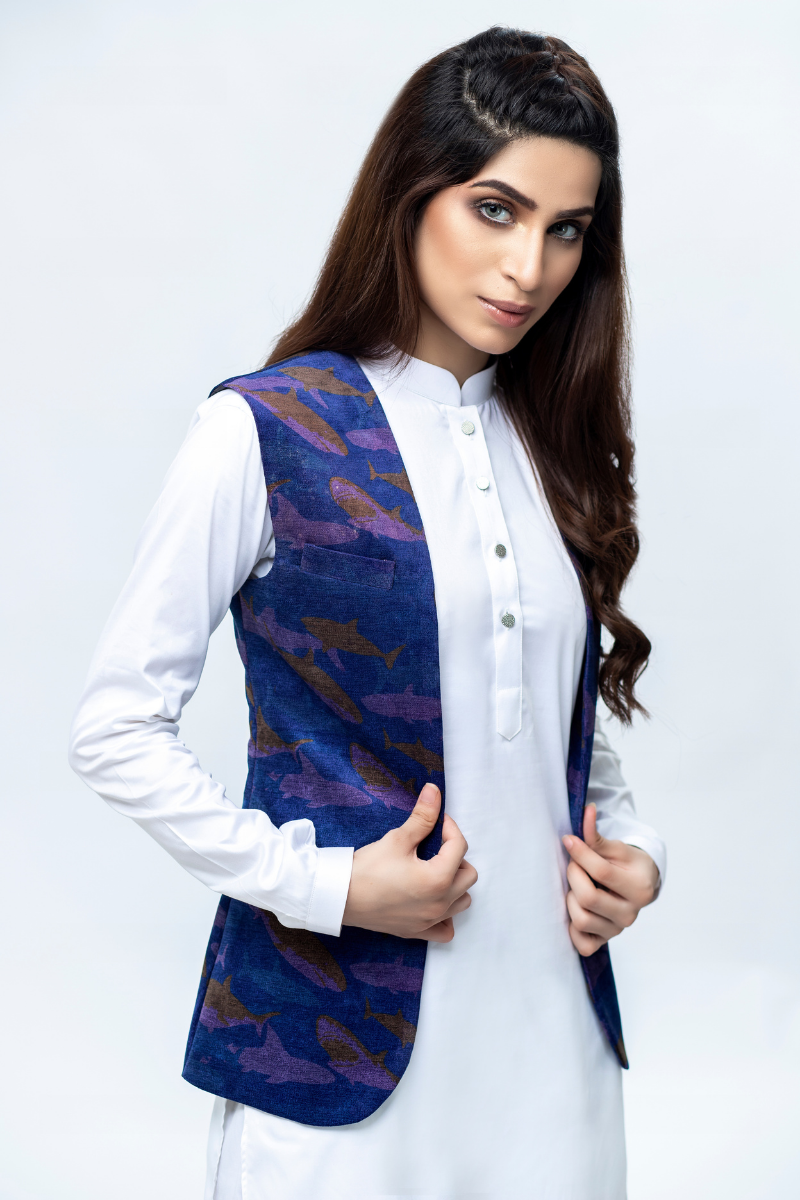 Front Open Waistcoat For Women