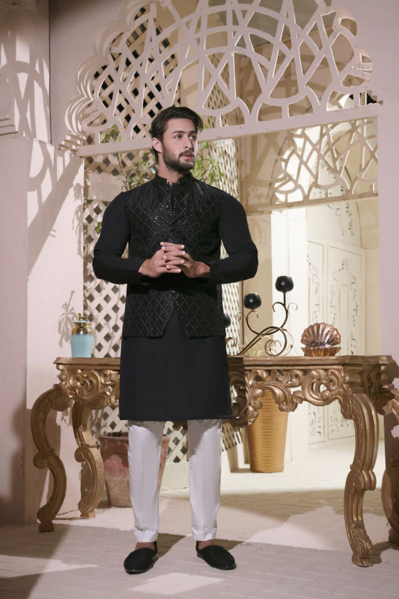 Black Diamond Waist Coat