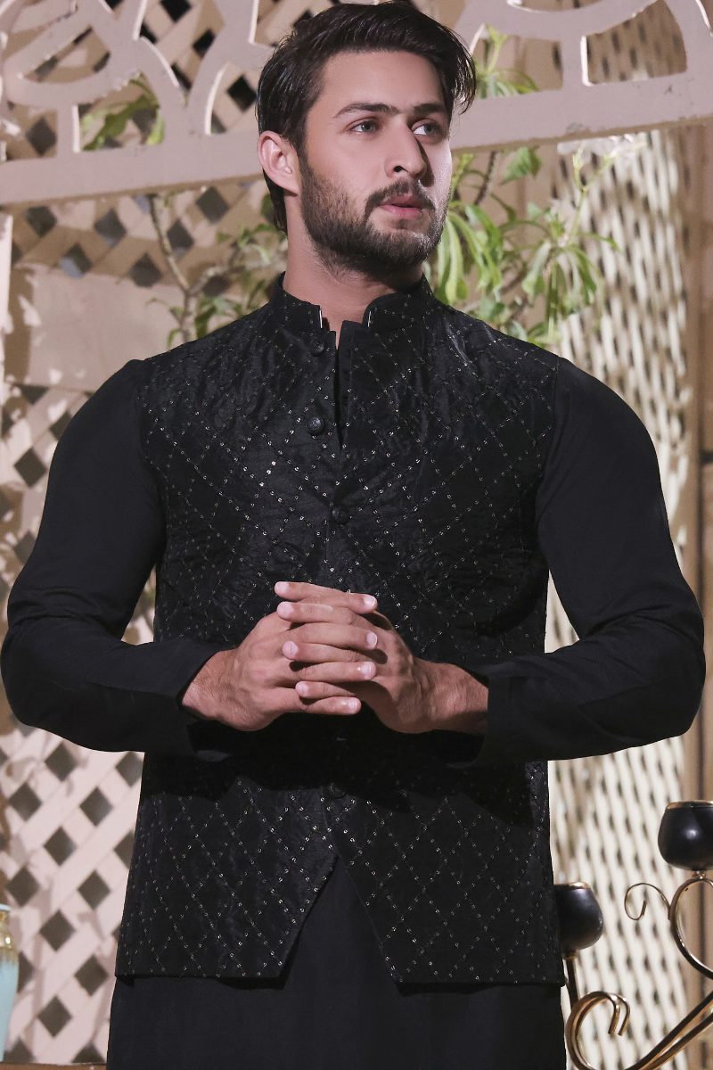 Black Diamond Waist Coat