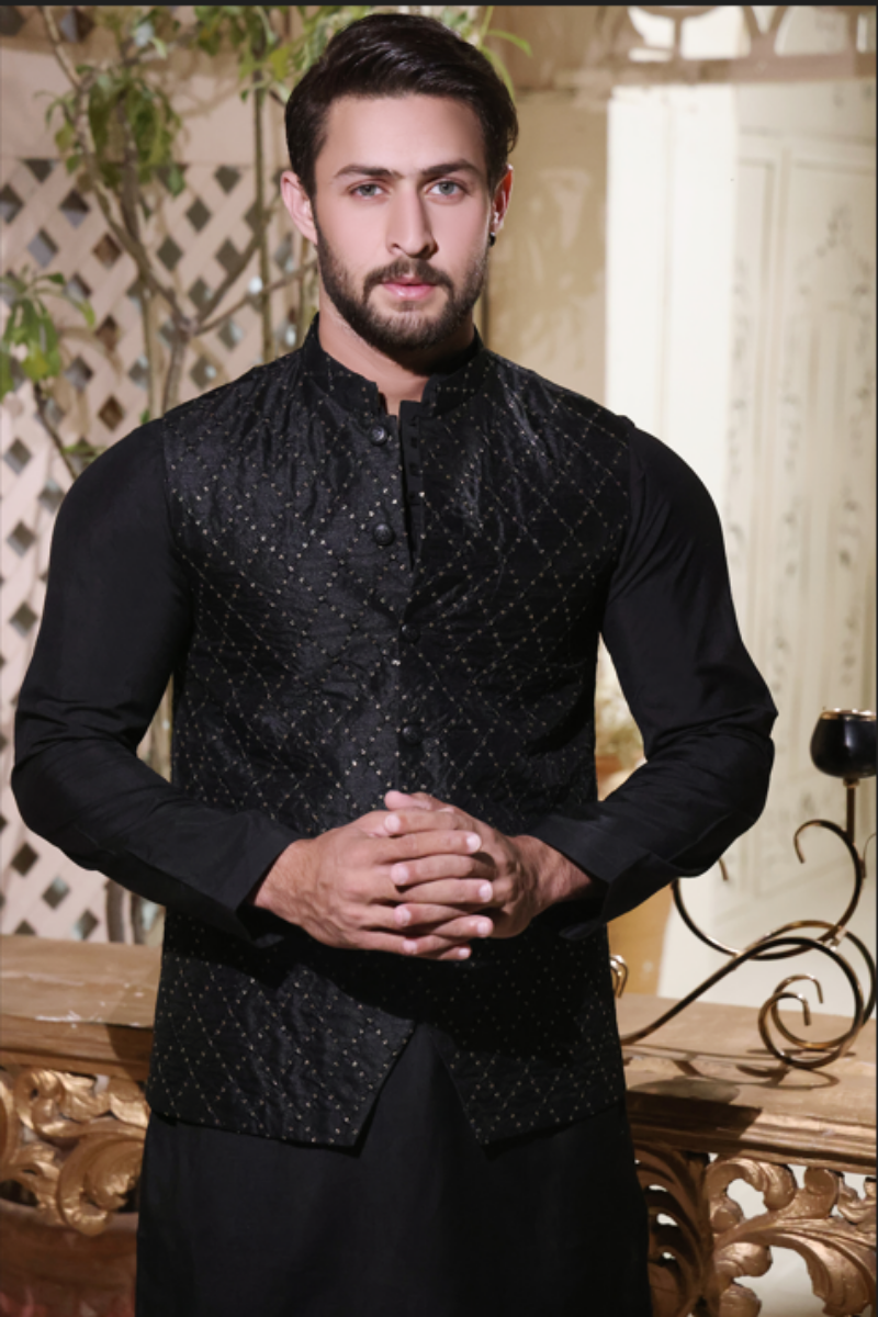Black Diamond Waist Coat