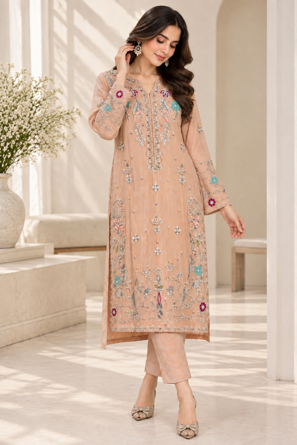 Peach Blossom Elegance