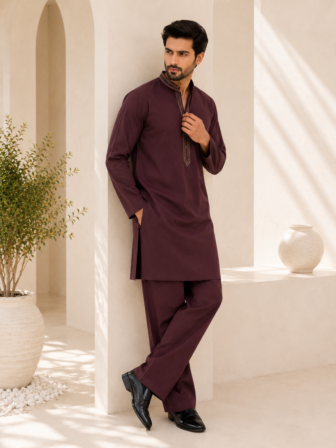 Falak Maroon