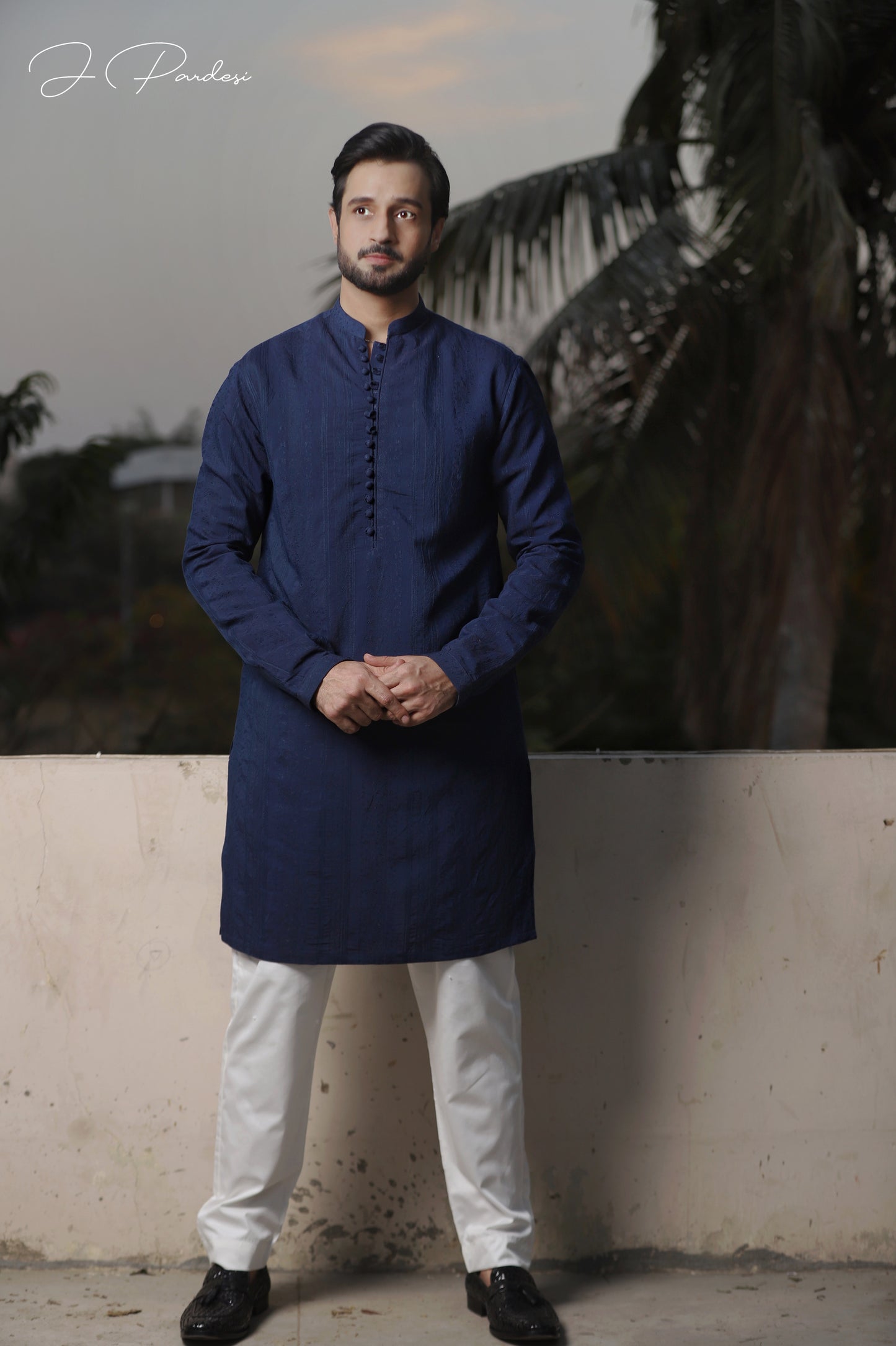 Indigo Night Kurta
