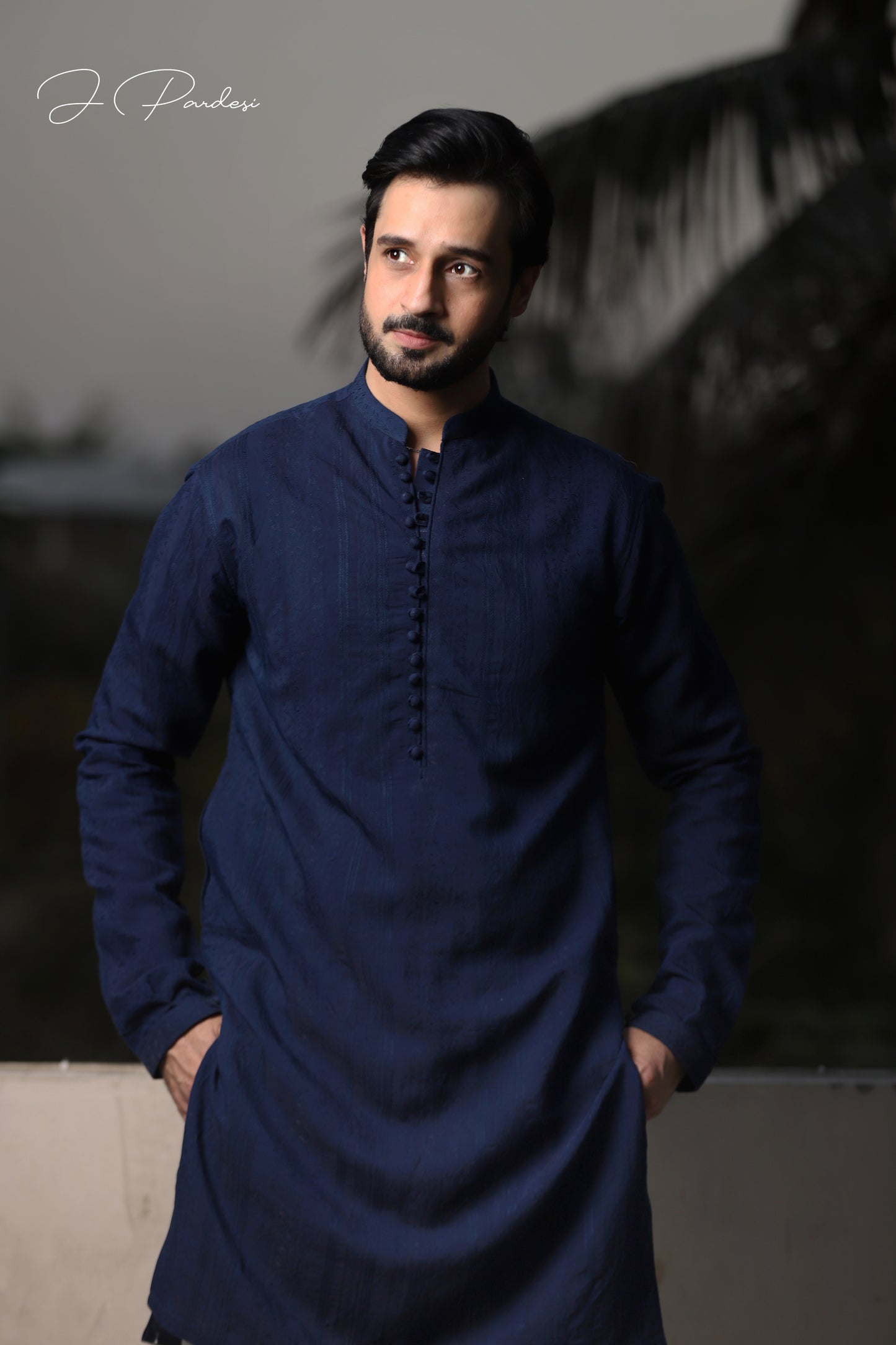 Indigo Night Kurta