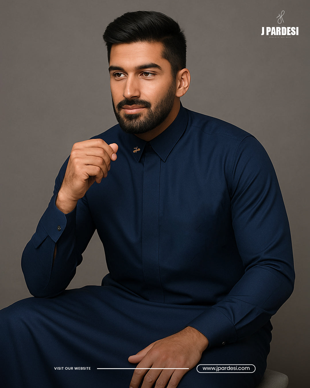 Navy Thobe