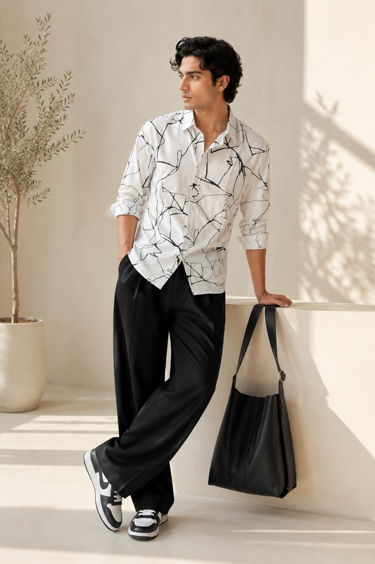 White Marble Shirt