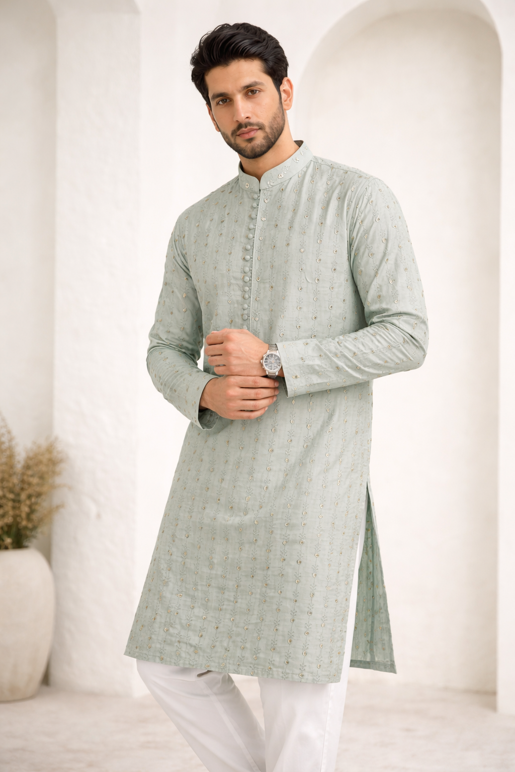 Mint Mist Kurta Pajama