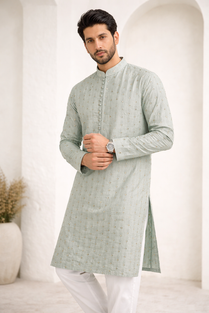 Mint Mist Kurta Pajama