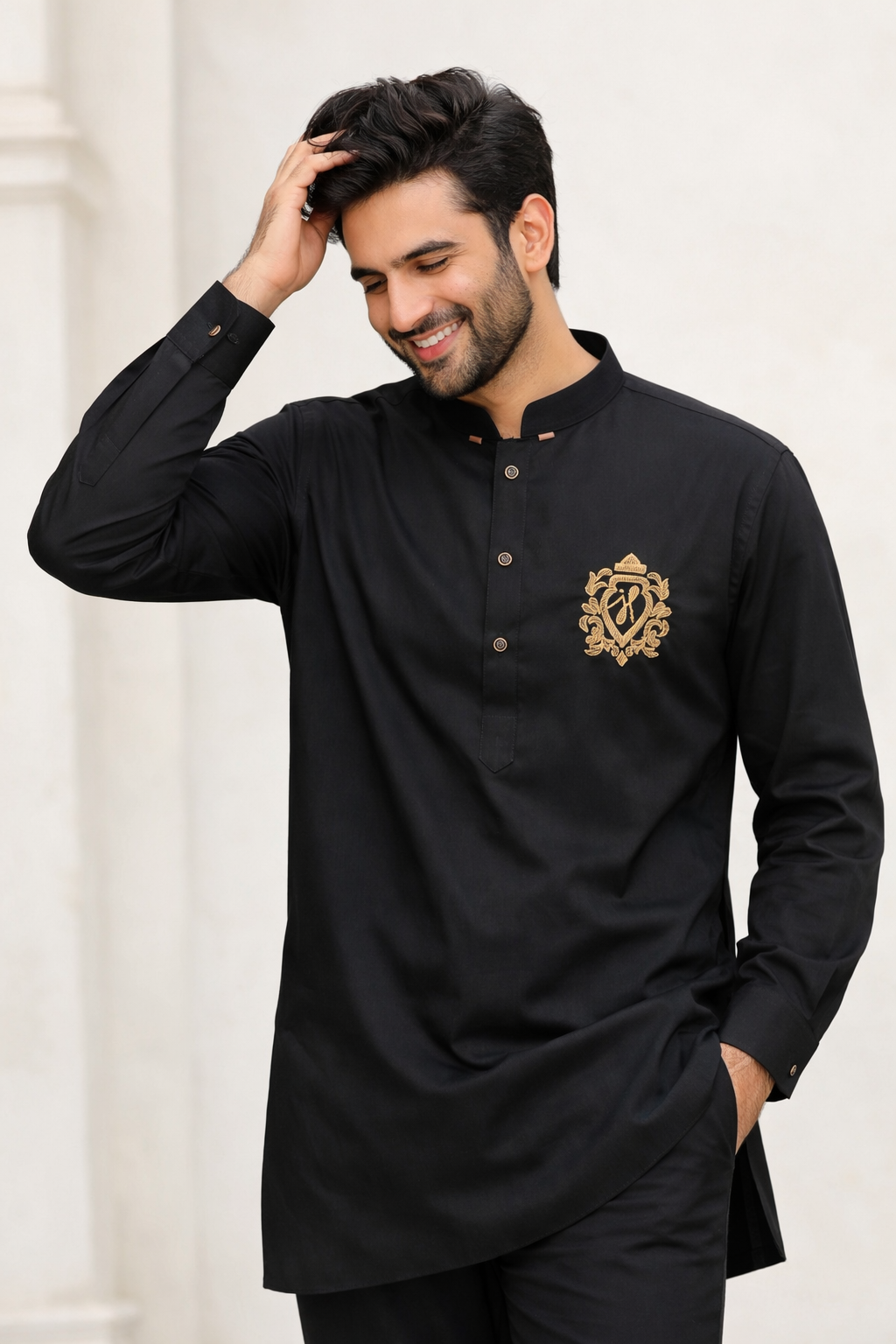 Signature Black Kurta Pajama
