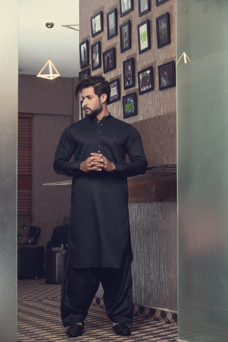 Black Kurta Pajama