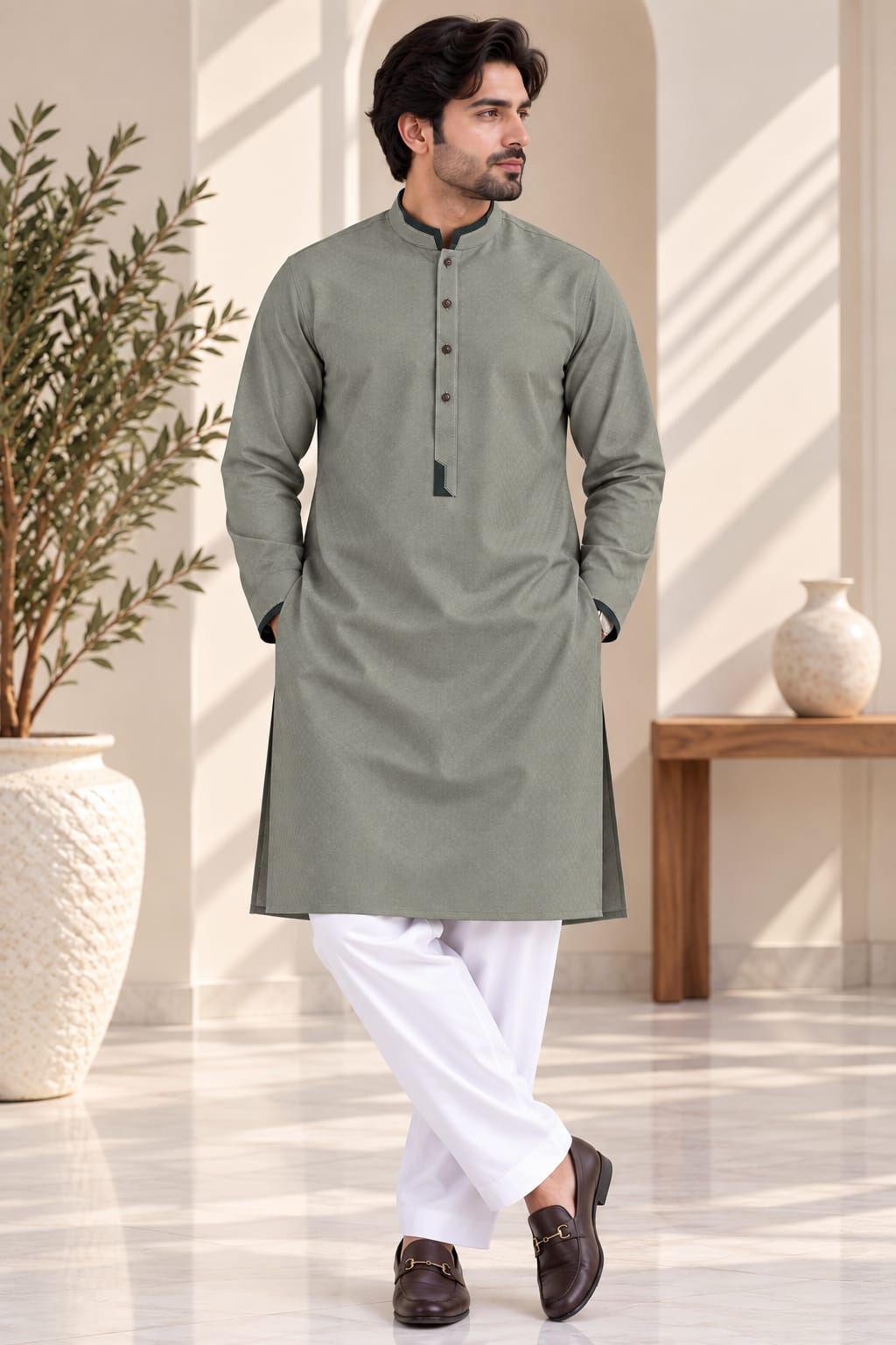 Aura Sky Kurta