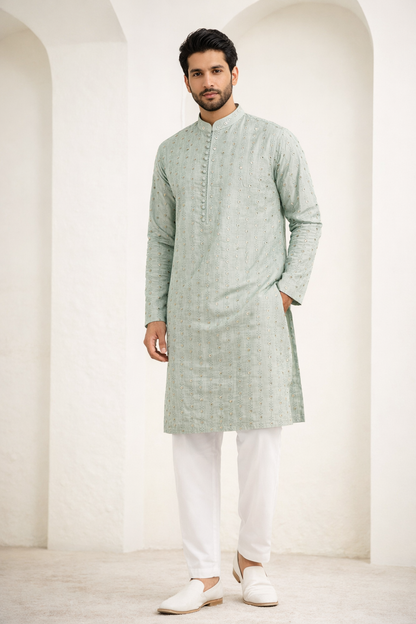 Mint Mist Kurta Pajama