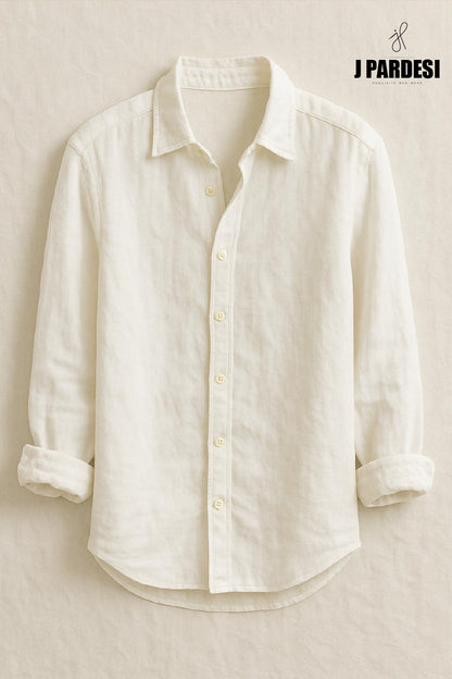 White Linen Shirt
