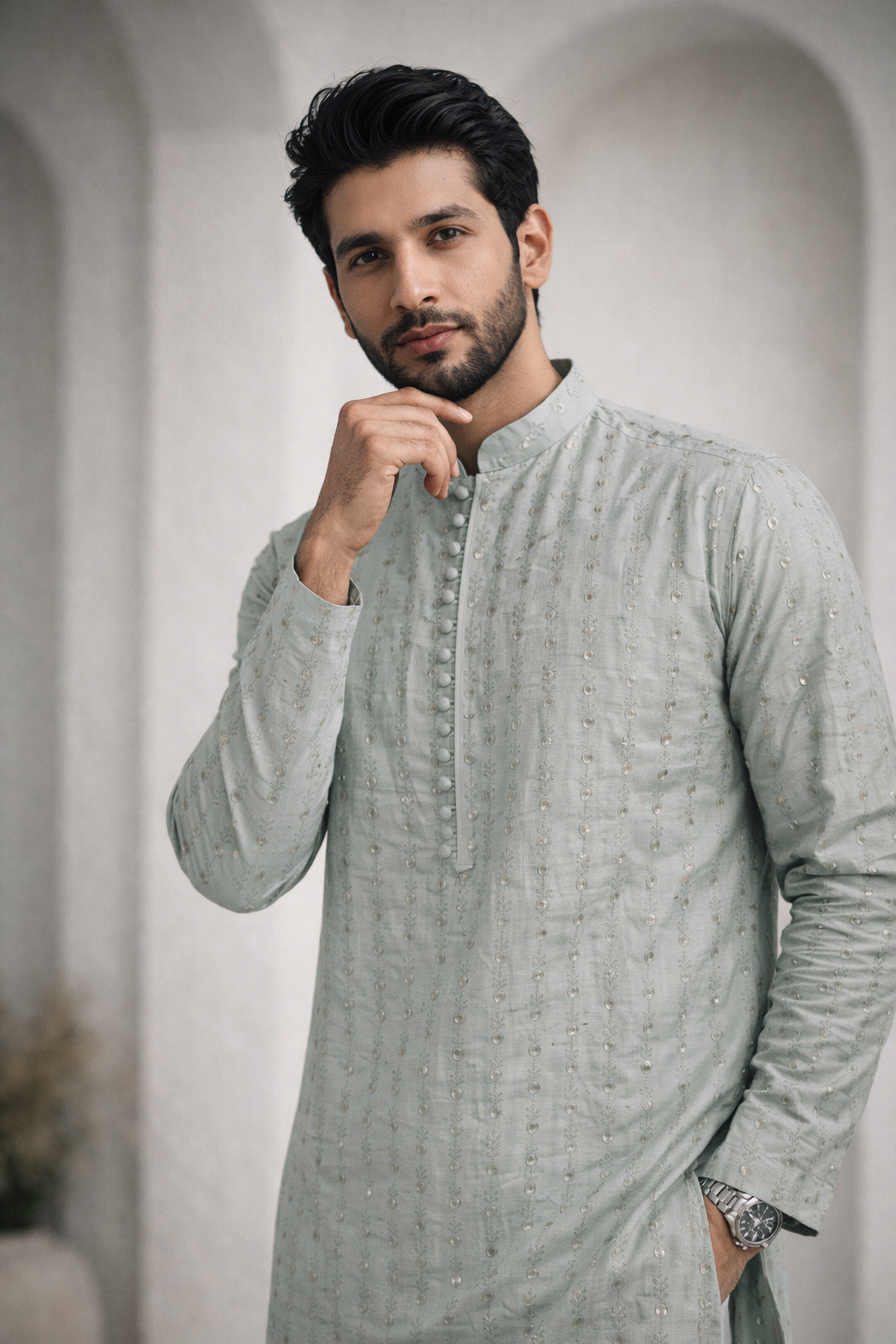 Mint Mist Kurta Pajama