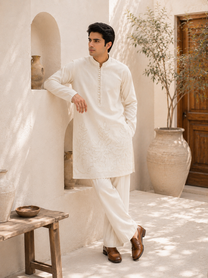 Bedge Floral kurta Set