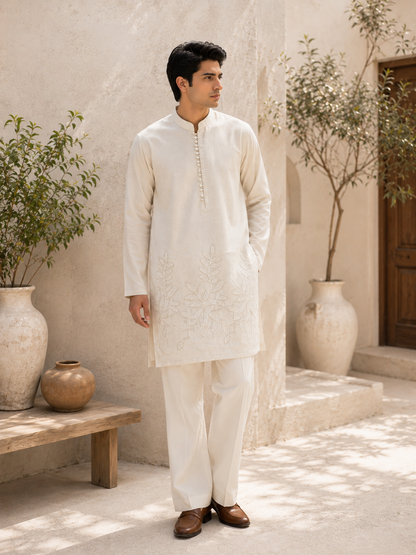 Bedge Floral kurta Set