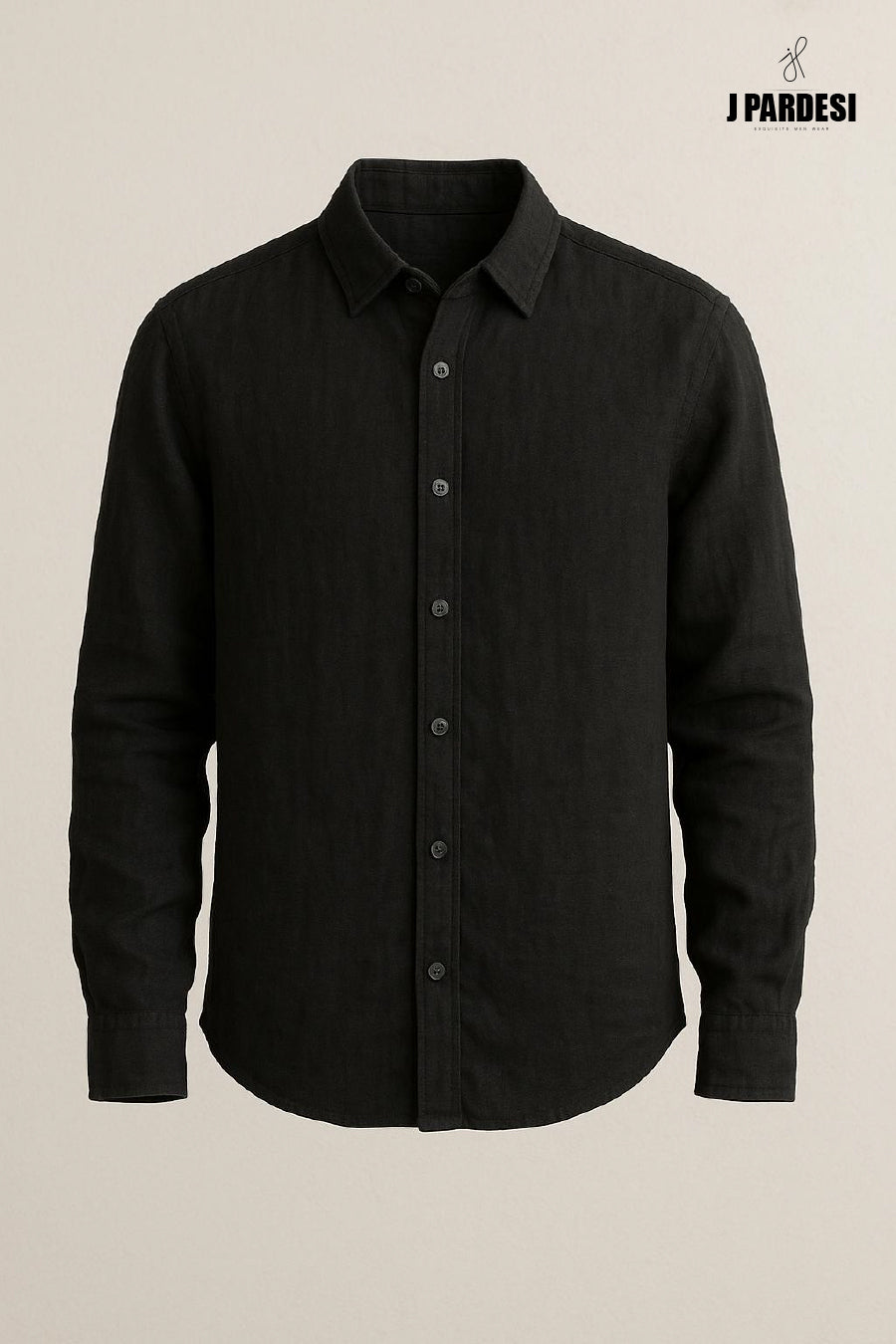 Black Linen Shirt