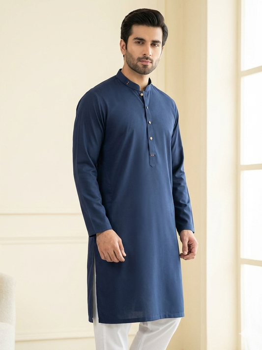 The Classic Mark Blue Kurta Pajama