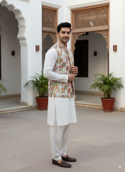 Phulkari Bloom Waistcoat